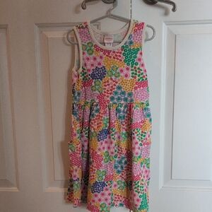 Hanna Andersson Pink and Yellow Sleeveless Sundress